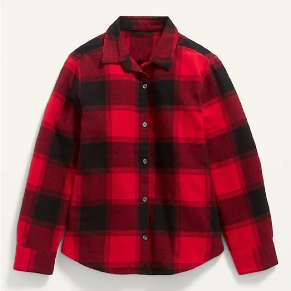 Old Navy Flannel Shirt Girls Size XXL NWT